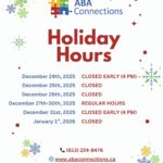 🎄 Holiday Hours & Closures – December 2025 / January 2026 🎄